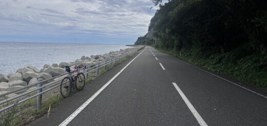 Cycling the coast of Sado Island